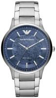 Наручные часы EMPORIO ARMANI Renato AR60037, серебряный, синий