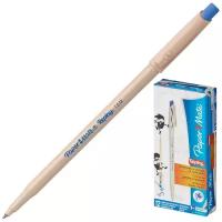 Ручка шариковая стираемая Paper Mate Replay (0.4мм, синяя, корпус бежевый) (S0190823)