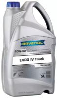 Синтетическое моторное масло RAVENOL Euro IV Truck SAE 10W-40, 5 л, 1 шт
