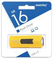 Флеш-накопитель USB 2.0 Smartbuy 16GB STREAM Yellow (SB16GBST-Y)