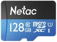 Карта памяти 128GB Netac NT02P500STN-128G-R MicroSDXC Class 10 UHS-I U1 P500 Standart + адаптер