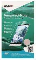 Защитное стекло для Samsung Galaxy A3 (2017) SM-A320F Onext, на весь экран, с белой рамкой