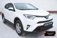 Защитная сетка и заглушка решетки переднего бампера Toyota Rav4 2015-2019