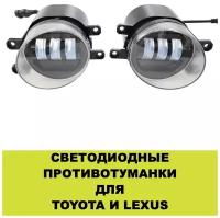 Светодиодные противотуманки(линзованные) для Toyota и Lexus