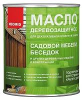 NEOMID Масло деревозащитное для мебели и интерьеров, Тик 0,75 л