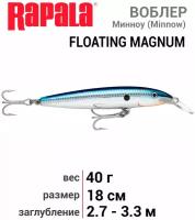 Воблер RAPALA Floating Magnum 18 /SB