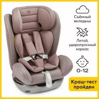 Автокресло детское от 0-12 лет Happy Baby Spector 906а, группа 0/1/2/3, (0-36 кг), desert pink