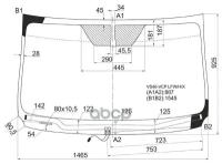 Стекло Лобовое С Обогревом Щеток Toyota Rav4 #C4# 13-19 XYG арт. VS40-VCP LFW/H/X