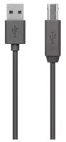 Кабель для компьютера Belkin USB-A папа/USB-B папа 4.8м (F3U154BT4.8M)