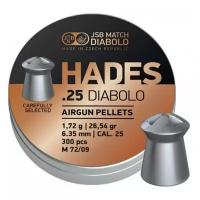 Пули JSB Hades Diabolo 6,35 мм, 1,72 грамм, 300 штук