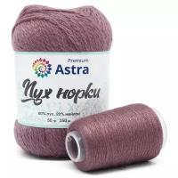 Пряжа Astra Premium 'Пух норки' (Mink yarn) 50гр 290м (+/- 5%) (80%пух, 20%нейлон) (+нить 20гр)