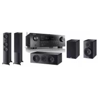 Домашний кинотеатр 5.0 DENON+HECO (AVRS650HBKE2+AURORA 700+AURORA Center 30+AURORA 300)