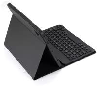 Чехол-клавиатура MyPads для iPad Air 4 (2020) 10.9 / Air 5 (2022) 10.9 (MM9 / MME) съёмная беспроводная Bluetooth-клавиатура черная кожаная