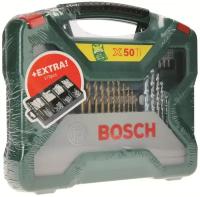 Набор бит и сверл Bosch X-line 50 Titanium по дер/мет/бет (173пред.) для шуруповертов/дрелей (2607017523)