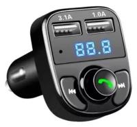 FM трансмиттер X8 Bluetooth черный