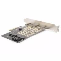 Контроллер AgeStar AS-MC02 PCI-E - M.2 SATA SSD / M.2 NVME SSD