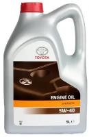 Синтетическое моторное масло TOYOTA SAE 5W-40, 5 л, 5 кг