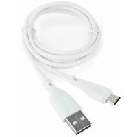 Кабель USB 2.0 A - micro USB 5pin (m-m), 1 м Classic 0.1, белый, блистер Cablexpert CCB-mUSB2-AMBMO1-1MW