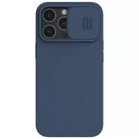 Чехол Nillkin CamShield Silky Magnetic Silicone для iPhone 13 Pro, цвет Синий (6902048223530)