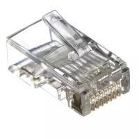 Коннектор разъем RJ45 (8p8c), cat. 5е, под витую пару UTP Ethernet Сетевые 20 штук