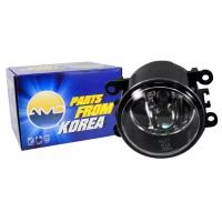 Фара противотуманная 8200074008 AMD.LP137 (с лампой) RENAULT (Logan LS) (2004-2009) (Sandero BS0) (2009-2014) (Duster HSA/M) (2011-2015)