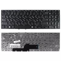 Клавиатура для ноутбука Samsung NP350V5C, NP355E5C, NP355E5X. Плоский Enter. Чёрная, без рамки. PN: BA59-03270C