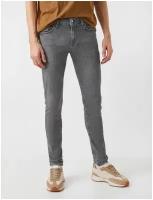 Брюки-джинсы KOTON MEN, 2YAM43036LD, цвет: GREY, размер: 38 34