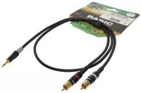 Кабель аудио 1xMini Jack - 2xRCA Sommer Cable HBP-3SC2-0030 0.3m