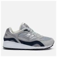 Кроссовки Saucony Shadow 6000, летние, повседневные, натуральная замша, размер 41, серый