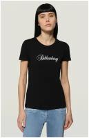 футболка для женщин, BIKKEMBERGS, модель: D404713E2359L83, цвет: розовый, размер: S