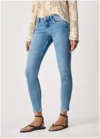Джинсы для женщин, Pepe Jeans London, модель: PL204266MG18, цвет: голубой, размер: 28/28