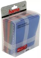 Конверт CD Hama 51068 (100шт) colorful -, Полипропилен (ПП)