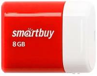 Флеш-накопитель USB 2.0 Smartbuy 8GB LARA Red (SB8GBLara-R)