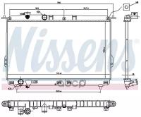 Радиатор Охлаждения Двигателя Hyundai Sonata Iv 98- (403x725) Nissens арт. 67026