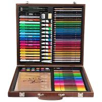 Deli набор для рисования Painting Set Wooden Box разноцветный 103 шт