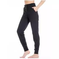 Женские черные штаны джоггеры в спортивном стиле Oxouno 0929 footer 01, размер 44, цвет Черный