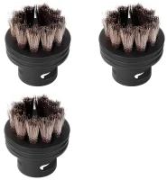 Набор аксессуаров для пароочистителя Bort Round brush SET (3pcs) SS