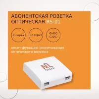 Netlink Абонентская оптическая розетка RS-01 УТ000000890