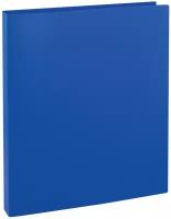 OfficeSpace Папка на 2 кольцах А4, пластик 25 мм, 500 мкм, синий