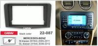Переходная рамка Mercedes-Benz M-klasse (W164) 2005-2011, GL-Klasse (X164) 2006-2012 рамка Carav 22-087 для автомагнитол 9