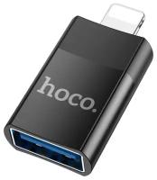 Переходник / адаптер Hoco UA17, OTG, Lightning (M) - USB 2.0 (F)