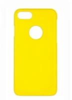 Прорезиненный чехол накладка iCover для iPhone 7 Plus / 7+ / 8 Plus / 8+ Rubber Yellow/Hole, IP7P-RF-YL