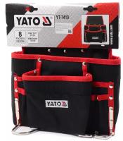 YT-7410 Сумка поясная для инструмента 8 карманов/ Инструмент YATO