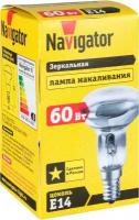 Лампа накаливания Navigator Е14 зеркальная, 60 Вт