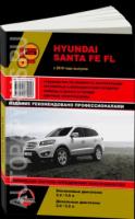 Автокнига: руководство / инструкция по ремонту и эксплуатации HYUNDAI SANTA FE FL (хундай санта ФЕ) бензин / дизель с 2010 года выпуска, 978-617-537-089-6, издательство Монолит