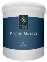 Специальный грунт под фактурные штукатурки Prof Decor Primer Quartz Prof - 5 литров