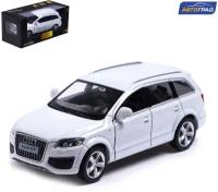 Машина металлическая AUDI Q7 V12, 1:32, инерция, открываются двери, цвет белый