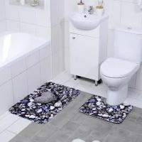 Набор ковриков для ванной и туалета 