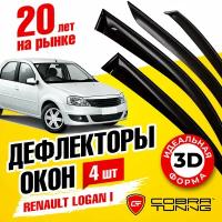 Дефлектор окон Cobra Tuning R10605 для Renault Logan