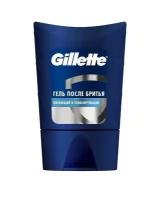 Гель после бритья Gillette, Питающий и Тонизирующий, без спирта, мужской, 75